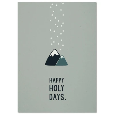 Postkarte Happy Holy Days