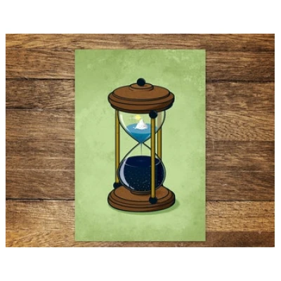 Postkarte Modell: "Time"