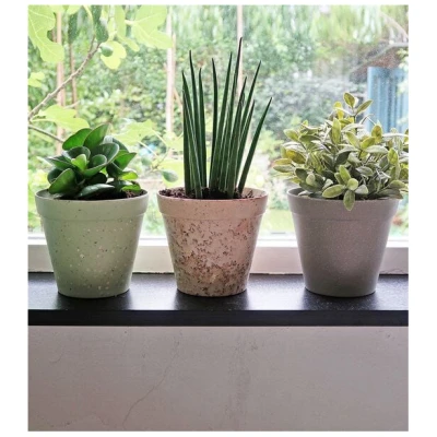 Pretty Things Übertopf Jungle Fever aus Weizenstroh & Bambusfasern