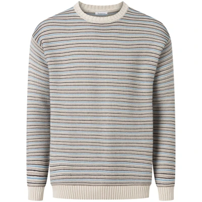 Pullover Crew Neck Striped