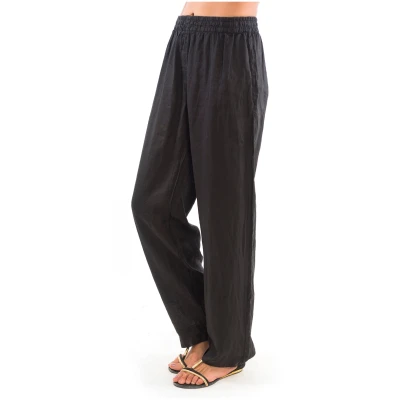 RAVENS VIEW IBIZA Damen vegan Hose Amalfi Schwarz