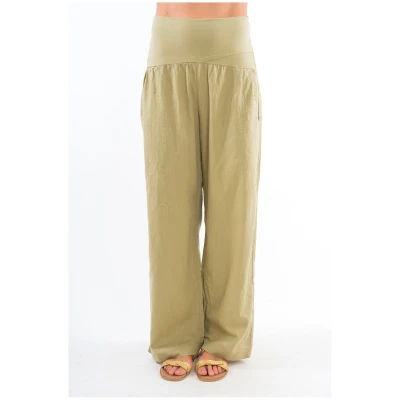 RAVENS VIEW IBIZA Damen vegan Hose Elba Dunkel Aloe Grün