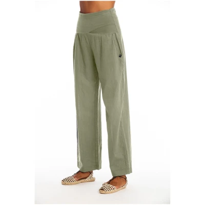 RAVENS VIEW IBIZA Damen vegan Hose Elba Khaki Grün