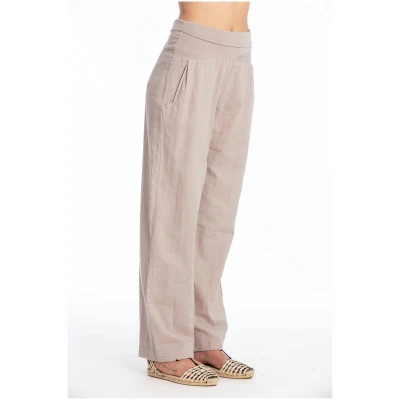RAVENS VIEW IBIZA Damen vegan Hose Elba Stone Grey