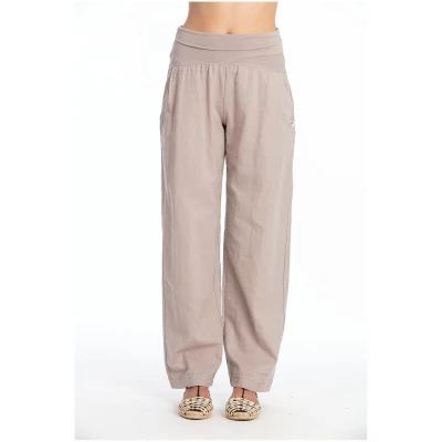 RAVENS VIEW IBIZA Damen vegan Hose Elba Stone Grey