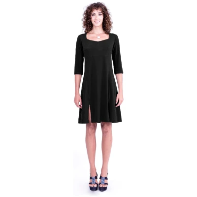 RAVENS VIEW IBIZA Damen vegan Kleid Berlin Schwarz