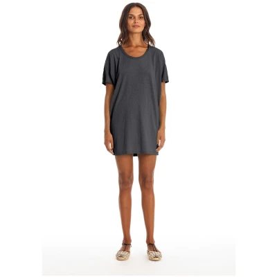 RAVENS VIEW IBIZA Damen vegan Kleid Jane Lava Blau