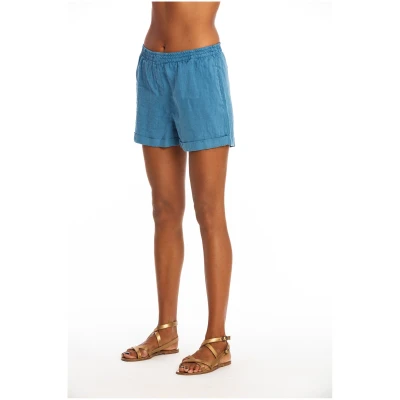 RAVENS VIEW IBIZA Damen vegan Kurze Hose Creta Maui Blue