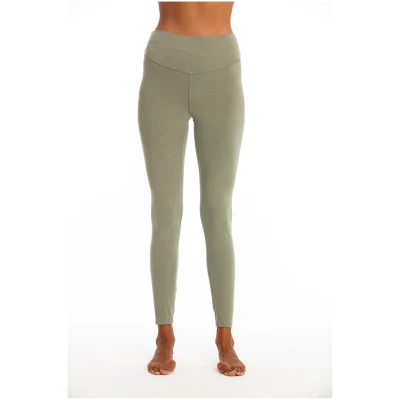 RAVENS VIEW IBIZA Damen vegan Legging Deva Khaki Grün