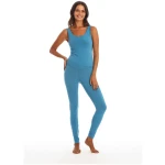 RAVENS VIEW IBIZA Damen vegan Legging Deva Maui Blau