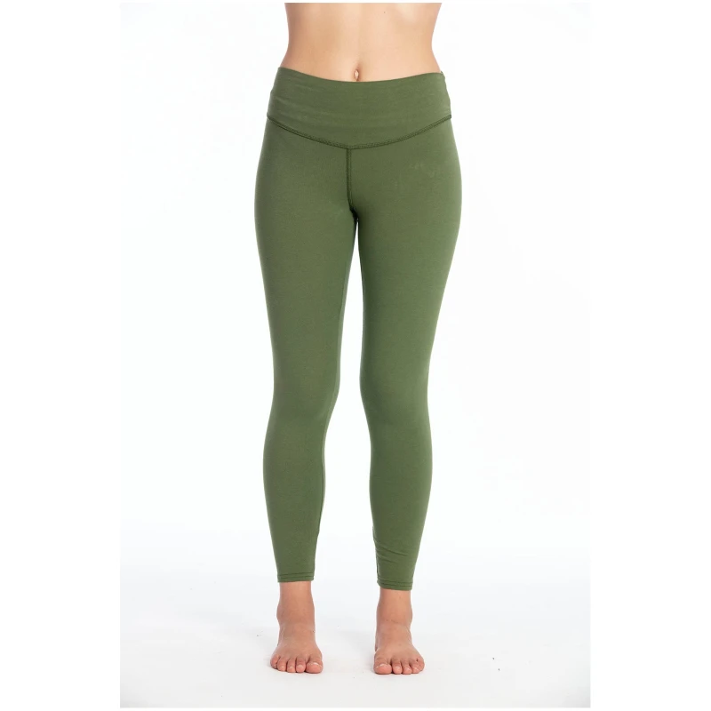 RAVENS VIEW IBIZA Damen vegan Legging Deva Waldgrün