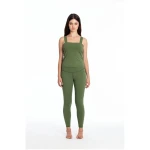 RAVENS VIEW IBIZA Damen vegan Legging Deva Waldgrün