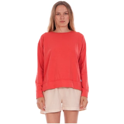 RAVENS VIEW IBIZA Damen vegan Sweatshirt Mia Candy Red