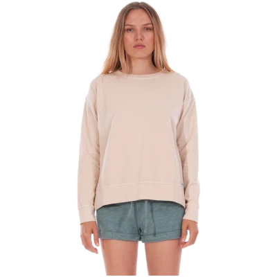 RAVENS VIEW IBIZA Damen vegan Sweatshirt Mia Sand Beige