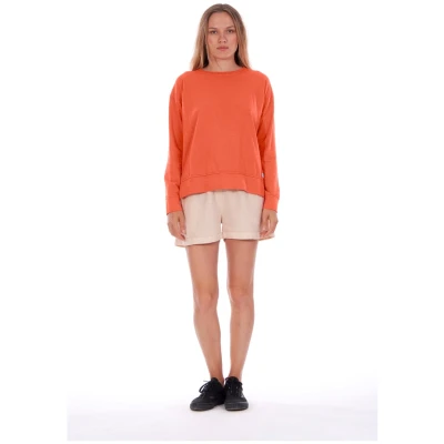 RAVENS VIEW IBIZA Damen vegan Sweatshirt Mia Terracotta Orange
