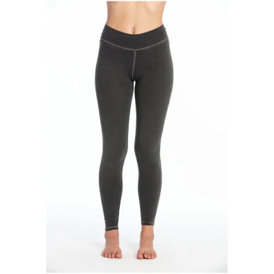 RAVENS VIEW IBIZA Damen vegan Yoga Legging Anthrazitgrau