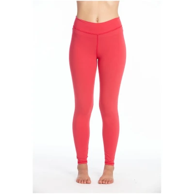 RAVENS VIEW IBIZA Damen vegan Yoga Legging Elektrisch Rot