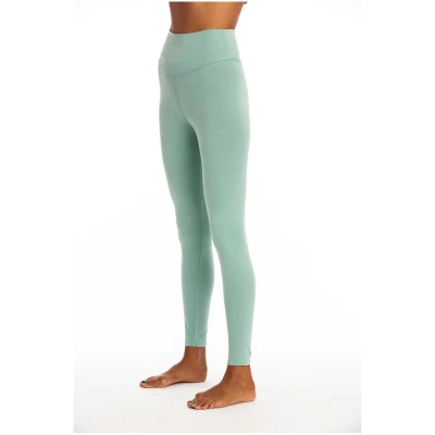 RAVENS VIEW IBIZA Damen vegan Yoga Legging Plus Cameo Grün