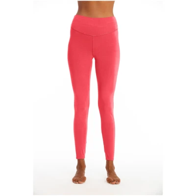 RAVENS VIEW IBIZA Damen vegan Yoga Legging Plus Elektrisch Rot