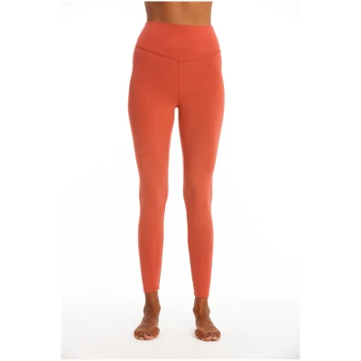 RAVENS VIEW IBIZA Damen vegan Yoga Legging Plus Erde Rot