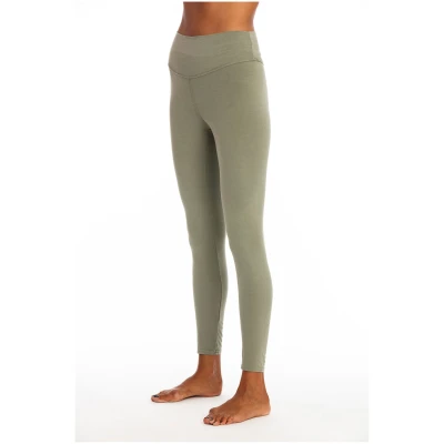 RAVENS VIEW IBIZA Damen vegan Yoga Legging Plus Khaki Grün
