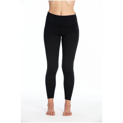 RAVENS VIEW IBIZA Damen vegan Yoga Legging Plus Schwarz