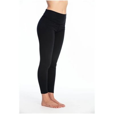 RAVENS VIEW IBIZA Damen vegan Yoga Legging Plus Schwarz