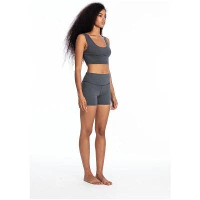 RAVENS VIEW IBIZA Damen vegan Yoga Top Lava Blau