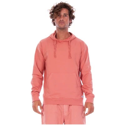 RAVENS VIEW IBIZA Herren vegan Hoodie Ibiza Lehm Rot