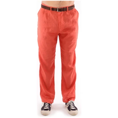 RAVENS VIEW IBIZA Herren vegan Hose Positano Terracotta Orange