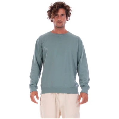 RAVENS VIEW IBIZA Herren vegan Sweatshirt Salinas Chinois Grün