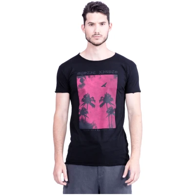 RAVENS VIEW IBIZA Herren vegan T-Shirt Mystic Nights Schwarz