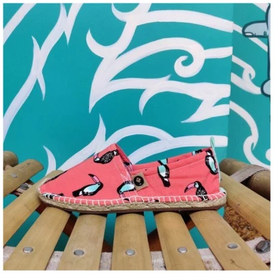 REFISHED fair fashion Espadrilles 'HAPPINESS' (Bird)