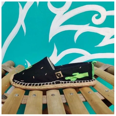 REFISHED fair fashion Espadrilles 'HAPPINESS' (Cactus)
