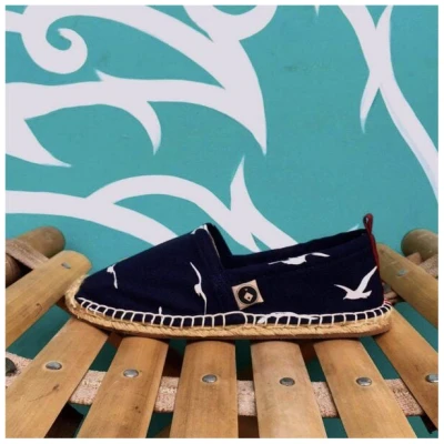 REFISHED fair fashion Espadrilles 'HAPPINESS' (Seevögel)