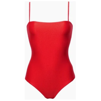 RENDL Swimsuit No.8 - Minimalistischer Badeanzug mit Spaghetti Trägern