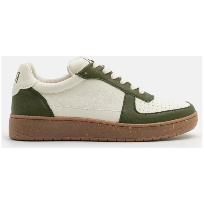 RICE Herren vegan Sneaker Open21 Grün Ecru