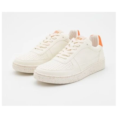 RICE Sneaker Vegan - OPEN21 Ecru / Orange