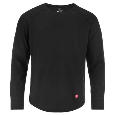 ROCKBODY 2er Pack Herren Langarmshirt Julius Bio-Baumwolle Rundhals-Ausschnitt Raglanärmel Longsleeve