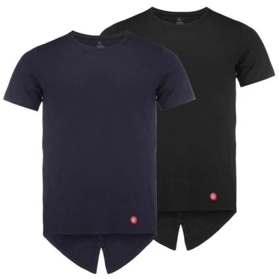 ROCKBODY 2er Pack Herren T-Shirt / Sven / Bio-Baumwolle / Rundhals-Ausschnitt / Frack