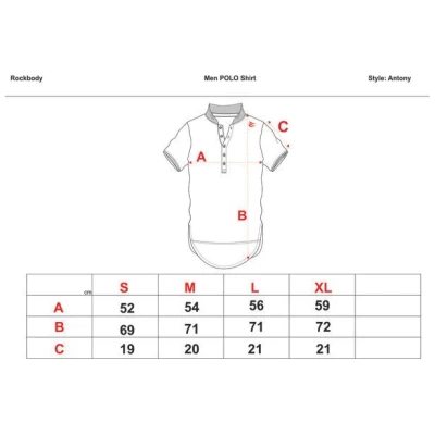 ROCKBODY 2er Set Herren Poloshirt / Herren Longsleeve / Bio-Baumwolle /
