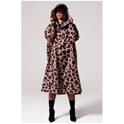 Rainkiss Damen vegan Poncho Pink Panther