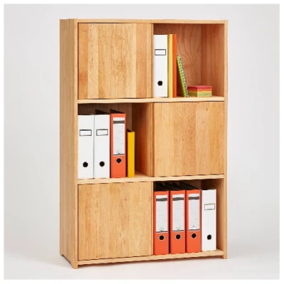 Regal aus massivem Erlenholz, natur H 122 x B 80 x T 35 cm