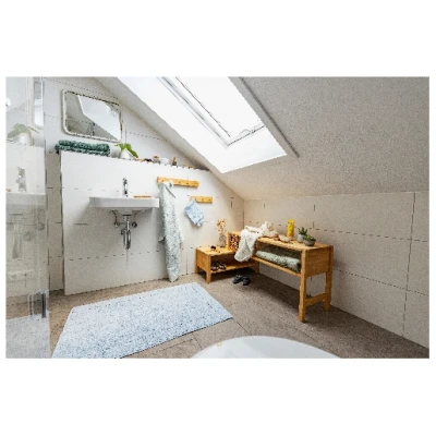 Regal/Bank aus Erlenholz H 50 x T 33 x B 70/105 cm