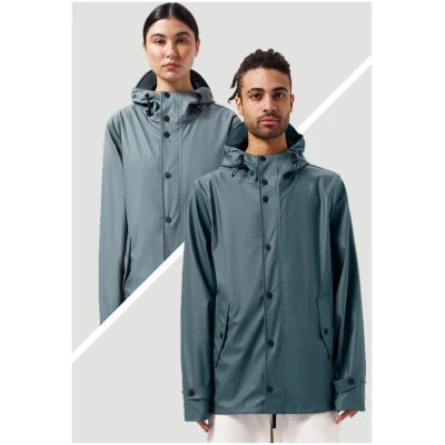 Regenmantel Original Short Blau