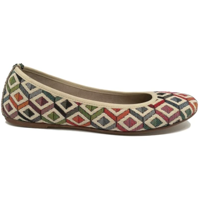 Risorse Future Damen vegan Ballerina Cenerentola Rhombic