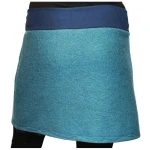 Rock Wollrock kurz Wollwalk bio Unikat mit Stickerei liebewicht