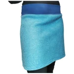 Rock Wollrock kurz Wollwalk bio Unikat mit Stickerei liebewicht