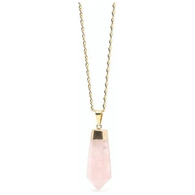 Rosenquarz Halskette von Crystal and Sage