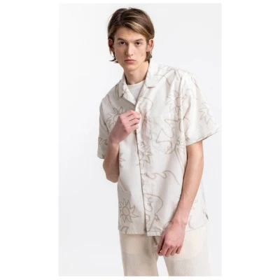 Rotholz Beachside Bowling Hemd Off-White